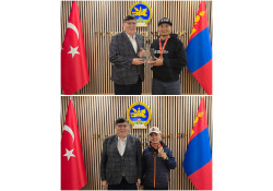 48 ДАХЬ УДААГИЙН "ДАКАР РАЛЛИ" УРАЛДААНЫ МОТОЦИКЛИЙН ТӨРӨЛД МОНГОЛ УЛСАА ТӨЛӨӨЛӨН ОРОЛЦСОН БАГ ТАМИРЧДЫГ ХҮЛЭЭН АВЧ УУЛЗАВ